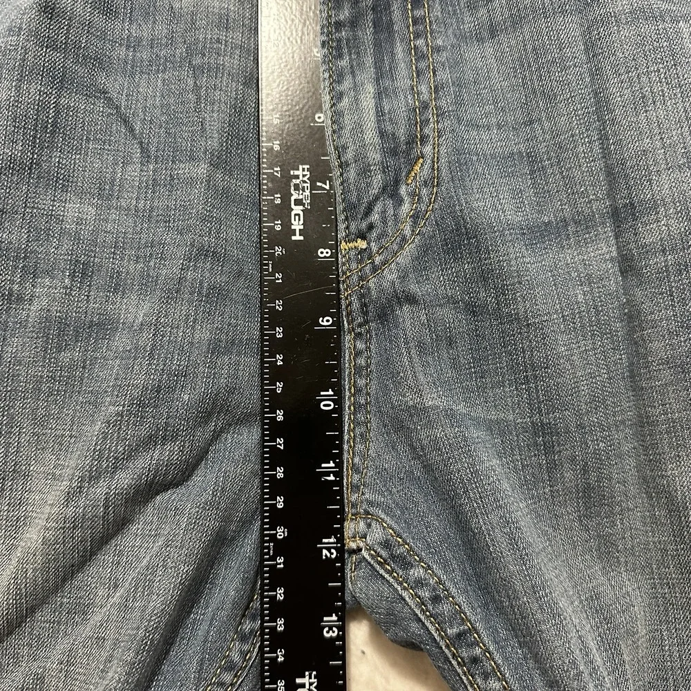 Levi's 505 Regular Fit Straight Leg Jeans Men's Blue Faded Denim‎ Size 34